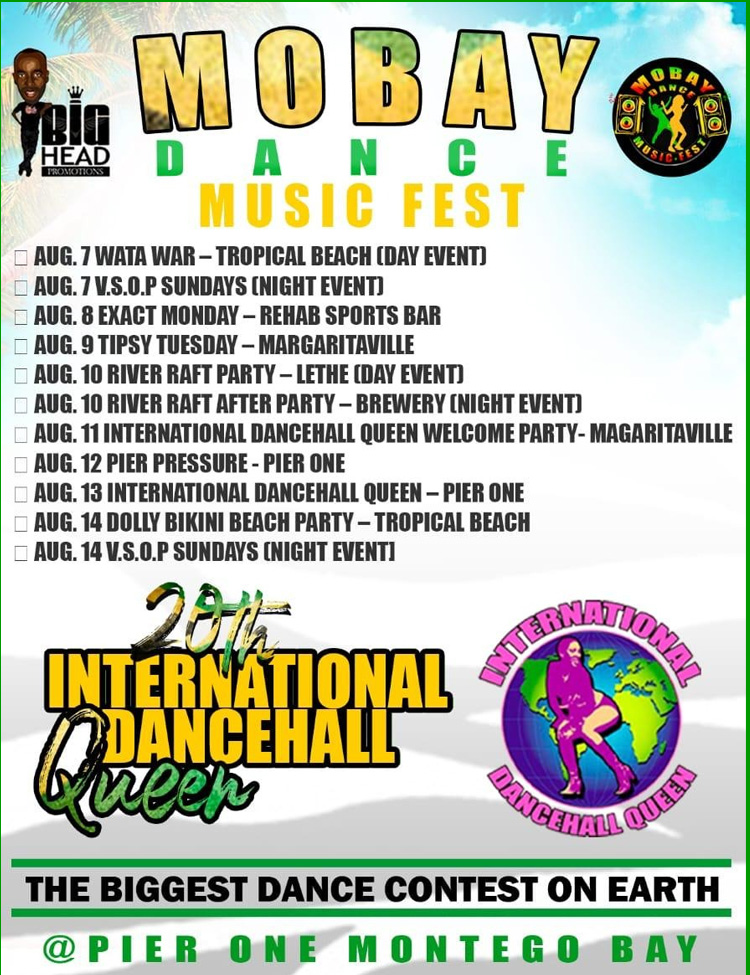 International Dancehall Queen Competition 2022 presented by Big Head Promotions